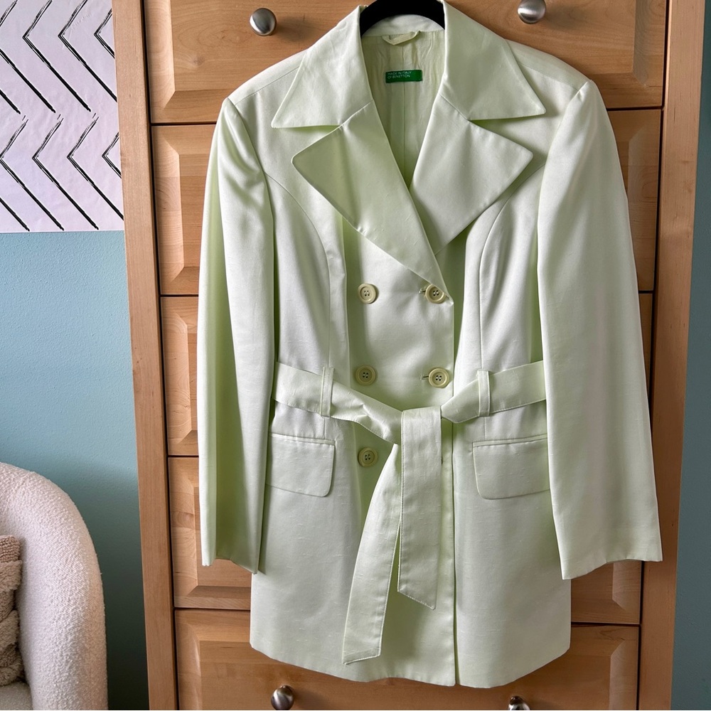 Benetton Vintage Jacket and Matching Dress Made in Italy - Picture 3 of 16